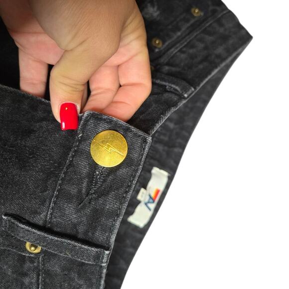 Aviator Nation Mid Rise Canyon Jean in Vintage Black Size: 27 - Picture 4 of 5